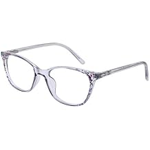 ProEyes Aquila, Petite Size Blue Light Blocking Readers w/Spring Hinge, Anti-Reflective Resin Lens, 0 Power on Top Lens