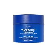 AAVRANI Intensive Repair Conditioning Hair Mask - Mask for Dry, Damaged Hair - with Biotin, Rice Protein, Mowrah Butter to Repair - Vegan - 8.4 Oz