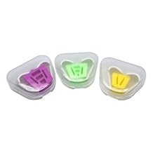 Dental Mouth Prop with Tongue Guard Kit, Intraoral Support Dental Bite Block,Occlusal Pad 3 Size Avaliable (3 Size)
