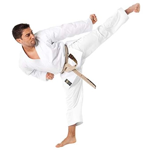 Tokaido Hayashi-Ha Kata Master Gi, 12oz American Cut White, 3.5 - up to 5 6