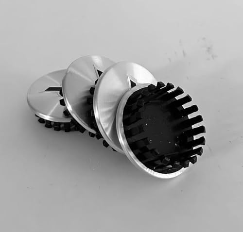 4X Wheel Hub Cap #23115617, 19332925 Silver Center Cap 66mm2.5 for Blazer, Camaro, Colorado, Equinox, Traverse 2016-2024 CV066SB