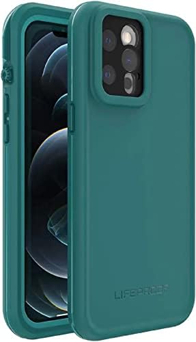 LifeProof FRE Series Waterproof Case for iPhone 12 Pro Max Only - Non-Retail Packaging - Free Diver Ocean DepthsPeacock Blue