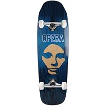 Opera Rider Stock Skateboard Assembly Caroline Cuder Cut Mask Blue 9.0" x 32" Complete