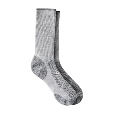 Red Wing Shoes Performance Work Light Weight Crew Socks, Stretchable Coolmax Ecomade PolyesterNylonPolyester Blend