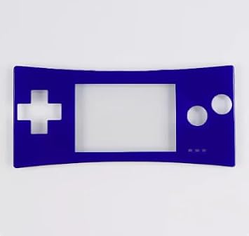 Faceplate Cover Front Shell Housing Case Replacement for Game Boy Micro GBM (Blue)
