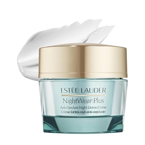 Estee Lauder NightWear Plus Anti-Oxidant Night Detox Cream Face Moisturizer for Anti Aging, 1.7 Ounce