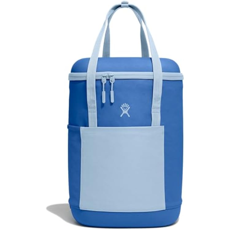 Hydro Flask Cooler Backpack - Insulated Portable Soft Cooler - 20 L Capacity in Cascade and Surf Blue