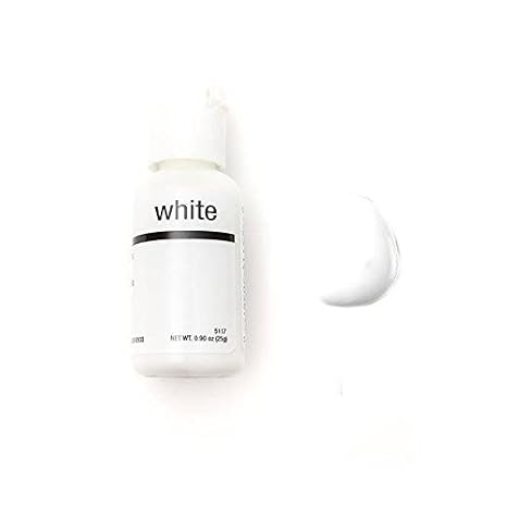 Chefmaster Liqua-Gel White 0.90 Ounce