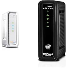 ARRIS Surfboard SB8200 DOCSIS 3.1 Cable Modem, Approved for Comcast Xfinity, Cox & Surfboard SBG10 DOCSIS 3.0 16 x 4 Gigabit Cable Modem & AC1600 Wi-Fi Router