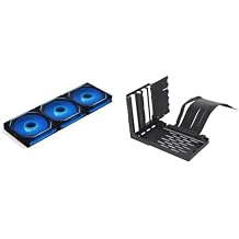Lian Li UNI Fan SL-Infinity 120 RGB Triple Pack with Lian Li 4-Slot Vertical GPU Kit for O11 Vision/Evo Cases
