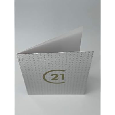 Century 21 Folders, Pattern Gold 25 Pack
