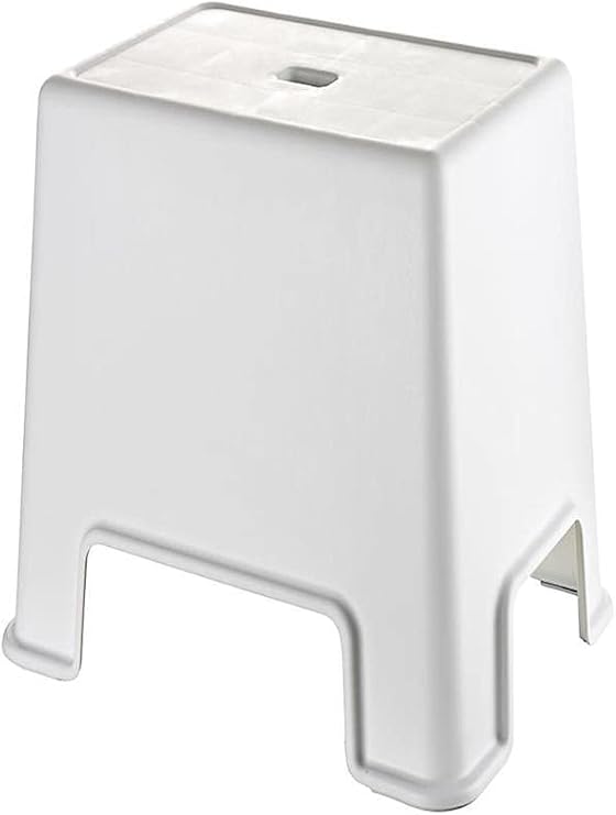 Geseus Büyük Boy Banyo Taburesi Çok amaçlı Tabure-Beyaz