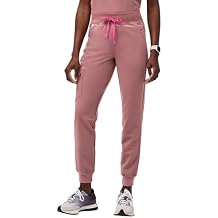 FIGS Zamora High Waisted Jogger Scrub Pants for Women Slim Fit, 6 Pockets, High Rise Yoga Waistband