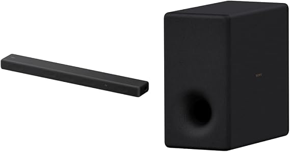 Heavy Bass SetSony Soundbar HT-A3000 3.1ch Dolby Atmos DTS:X with HDMI, Bluetooth Compatible Black & Sony Subwoofer SA-SW3 Max Output 200W