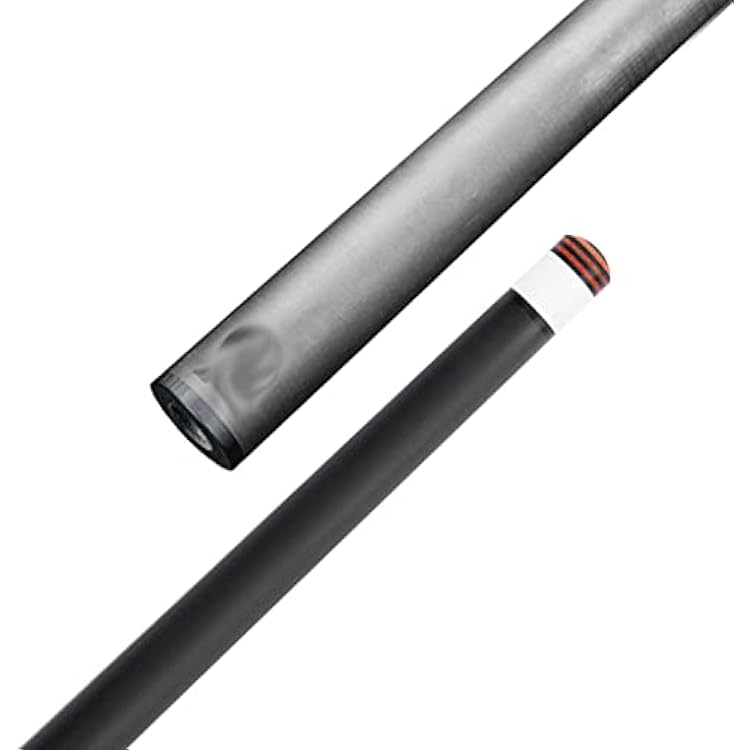 Carbon Fiber Single Shaft Kit 38  8 Radial Pinuni-loc Joint 3 Cushion Cue Only Carbon Shaft CueBlack
