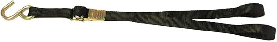 BoatBuckle F12811 Kwik-Lok Bow Tie-Down Strap for Boats, 1 x 3 ft, Loop End