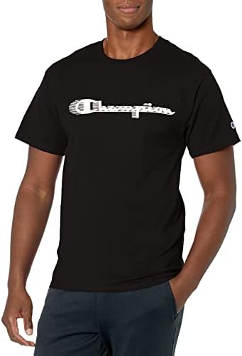 Champion Mens Classic Graphic Short Sleeve T-Shirt, Script Logo Reg. Or Big & Tall