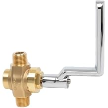 Leyso CV-168 WR-GV 1/2 PSI Copper Gas Valve with Handle for Commercial Chinese Wok Range, CSA Approved, 1/2" NPT x 1/2" NPT