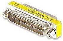 "Gender Changer, Thin, DB25 M/M"