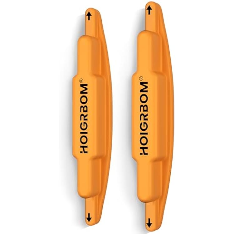2-Pack Magnetic Stud Finder - No Batteries Required, Powerful Wall Stud Finder Magnet wArrows for Drywall & Wood, Easy-to-Use Stud Detector to Locate Screws, Nails, Metal Studs for Marking&Mounting