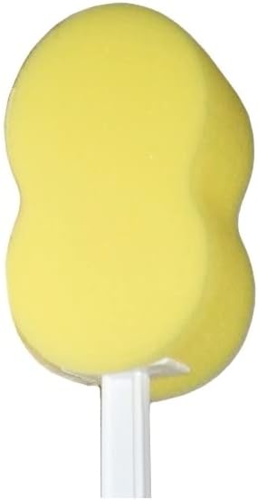 Angled Ergonomic Long Handle Bath Sponge (Contour)