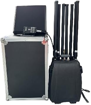 TSRTMFPV/UAV BLOCKER.INTERFEROMETER.COUNTER UAV/FPV.8-way antenna.Backpack type.1000m-1500m counter.428MHZ-5850MHZ