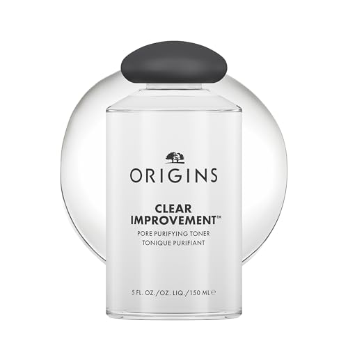 Origins Clear Improvement Pore Purifying Toner | Reduces Shine & Great for Oily Skin | With Salicylic Acid, 5 Fl Oz