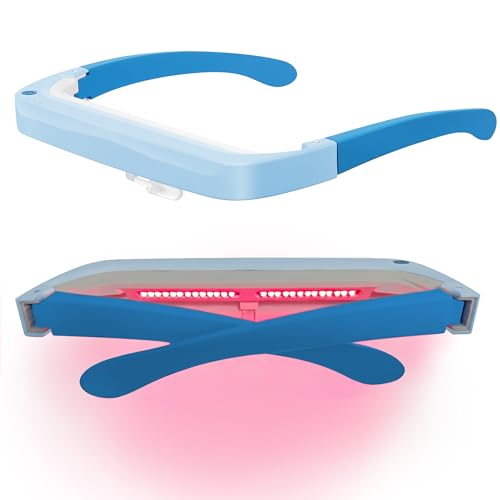 670nm Red Light Therapy Glasses for Eye Comfort & Visual Wellness, Lightweight 55g Wearable Device for Daily Eye Relaxation, Ideal for Screen Users