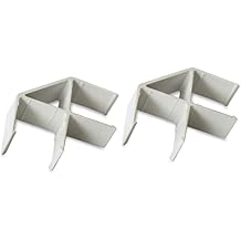 Lorell 90-Degree Panel Connectors, Gray