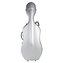 Bam Classic ABS Cello Case with Wheels - Grey