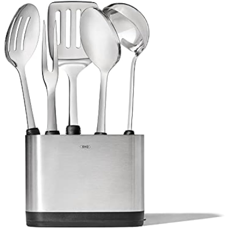 OXO Good Grips Stainless Steel Prep & Serve Kitchen Tool 6pc Set