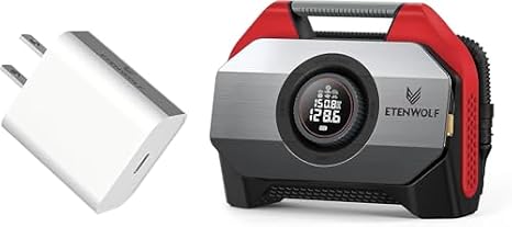 ETENWOLF S6 Tire Inflator & USB C Charger