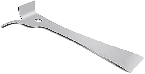 KINGLAKE Beekeepers Polished Stainless Steel Hive Scraper Tool Beekeeping Equipment Tool Silver