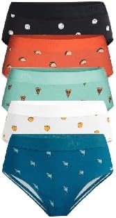 MeUndies Womens Stretch Cotton High Waisted Briefs Soft Underwear for Women Fabric - 5 Pack