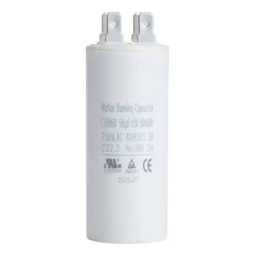 56 MFD Garage Door Opener Capacitor Compatible for 12 HP Liftmaster K030B532-1