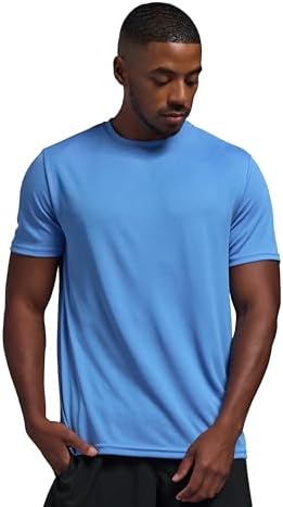 Expert Brand USA-Made Mens OxymeshTM Dry Fit Athletic T-Shirt