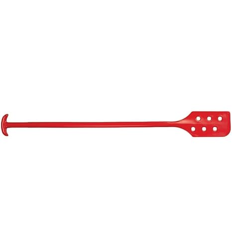 Remco Mixing Paddle,w/Holes,Red,6 x 13 In 67764-1 Each