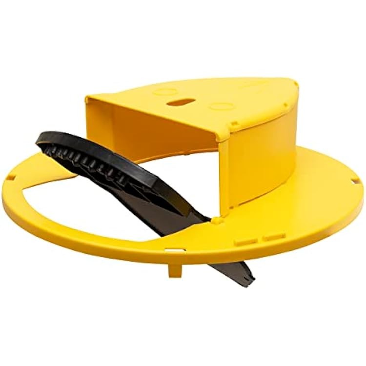 Bucket Lid Mouse Trap - Flip N Slide, Auto Reset, Multi Catch, Reusable - Indoor Outdoor Humane or Lethal Rat Trap for 5 Gallon Buckets