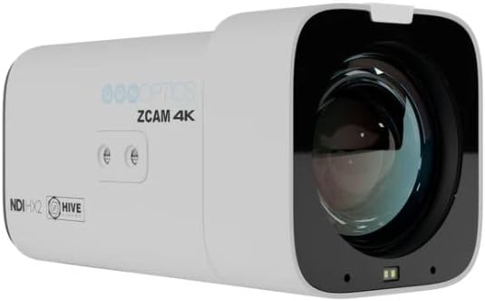 PTZOptics Studio 4K 20x Box Camera - White
