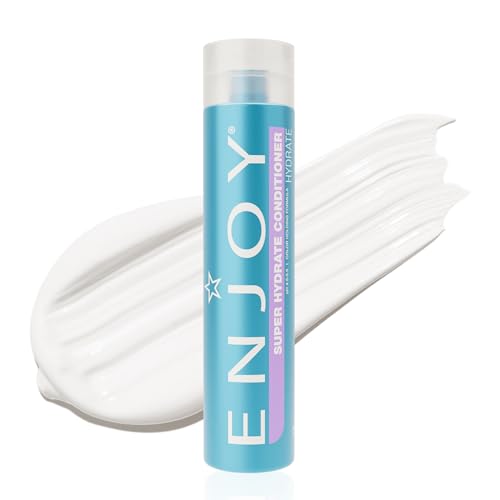 Enjoy Super Hydrate Conditioner, Anti-Frizz Deep Hydration for Weak, Dry, or Curly Hair, Moisture-Restoring Smoothing Formula, pH 4.5-5.5 | 10.1 Fl Oz