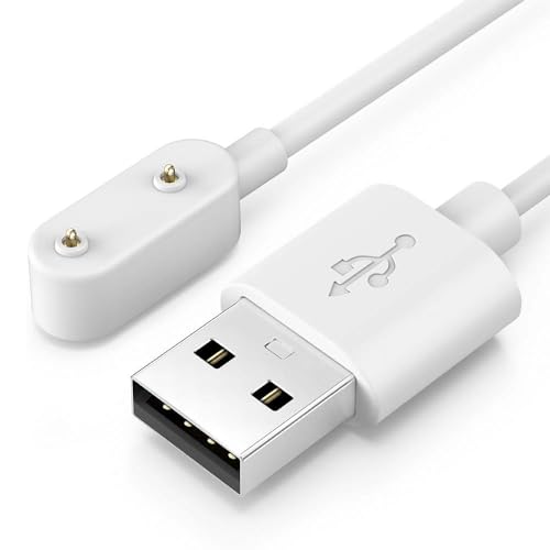 iConv Cable Charger for HonorHuawei Band 6, 7, 8 [100cm  3.3ft] Compatible with Huawei Watch Fit, Huawei Band 67  8, Huawei Kids Watch 4X, Honor Watch ES, Honor Band 67  8 White