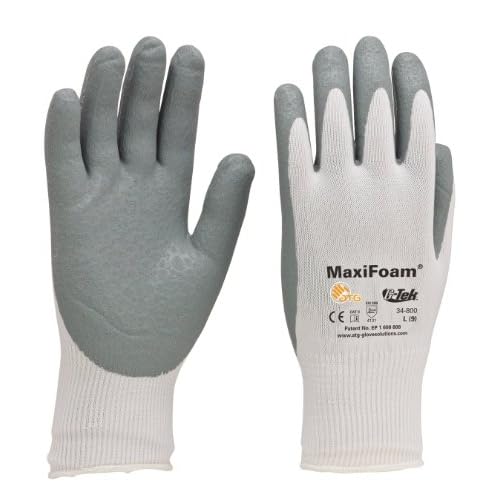 34-800Xl Premium Gray Foam Nitrile Gloves 230731 Pip Glove