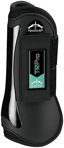 VEREDUS TR PRO Open Front Tendon Boots Small Black