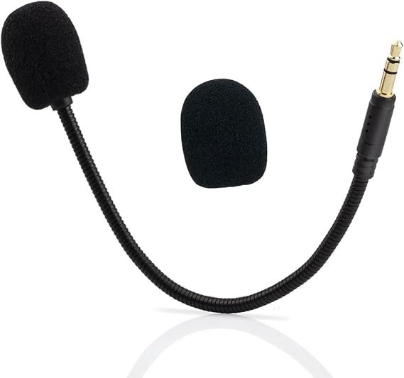 Mic Replacement for Hyper-X Cloud Orbit S, Cooler-Master MH630 / MH650 / MH670 / MH751 / MH752, EK-SA E900, Red-ragon H510 / H350 / H710, E-difier G4 TE / G2II Gaming Headset on PS-5/4, PC