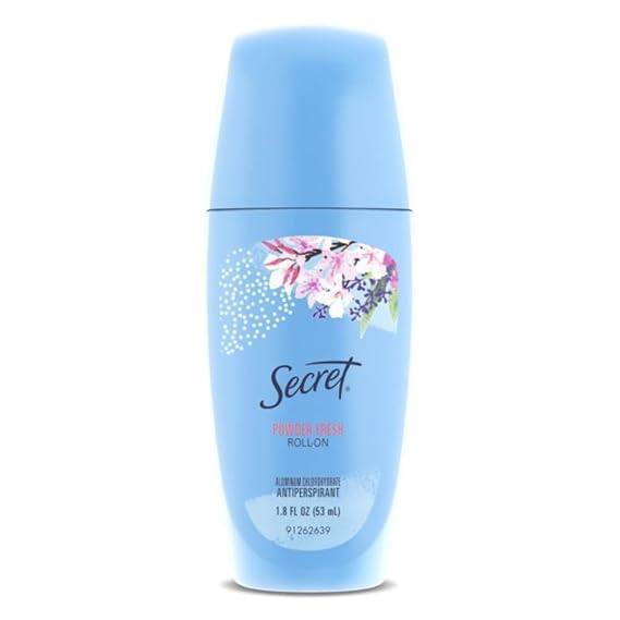 Secret Original Roll-On Antiperspirant, Powder Fresh, 1.8 oz