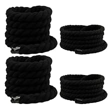 Craft County Twisted Cotton Rope Shoelace for Sneakers, Customization, and Style Two Diameters and Over 30 Colors