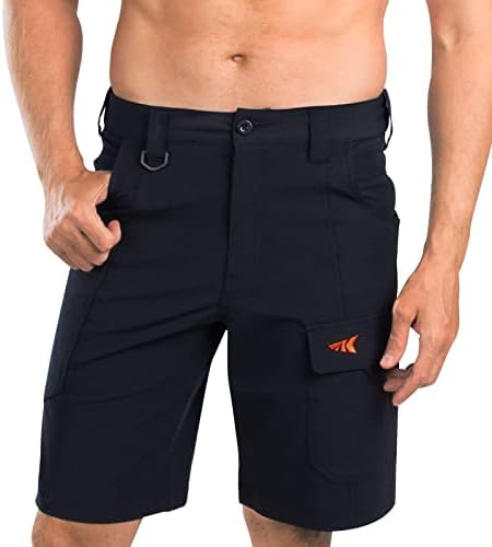 KastKing Rekon Mens Fishing Cargo Shorts, Quick Dry Casual Hiking Shorts for Men, Travel Golf Camping Tactical