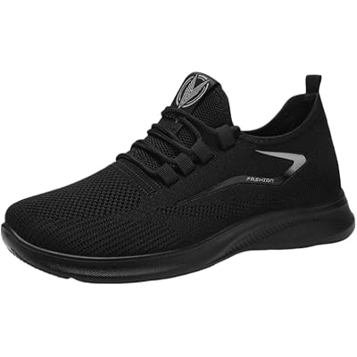 Mens Lightweight Sneakers - Breathable Athletic Shoes - Running Basketball Workout Gym