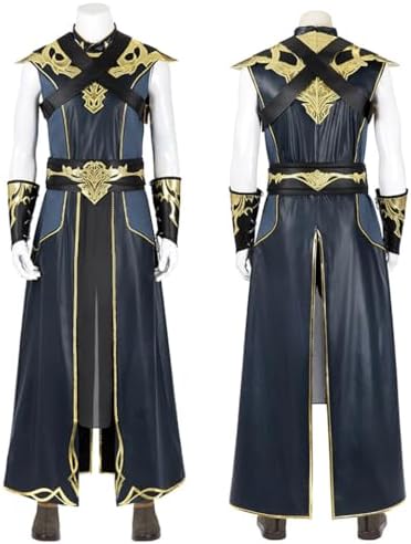 The Dark Urge Cosplay Sorcerer Costume Tunic Robe Suit BG3 Gale Halloween Outfit Overcoat Cape Wizard Uniform