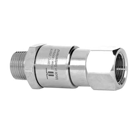 Mosmatic 32.562 Rotary Unions DGV Swivel G1 3/8" NPTM G2 1/4" NPTF NW 1/4"